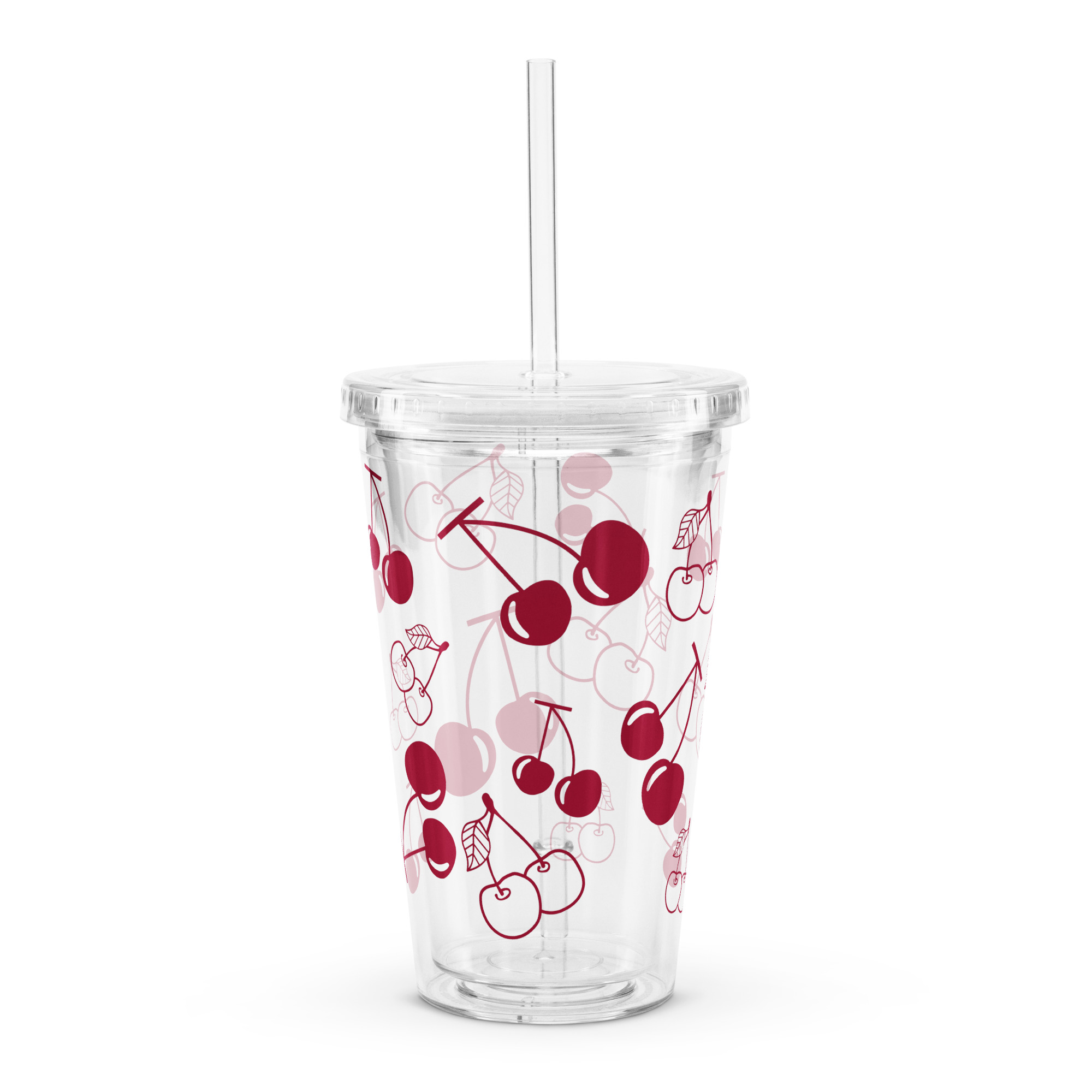 Refresh cherries clear plastic tumbler - Image 3
