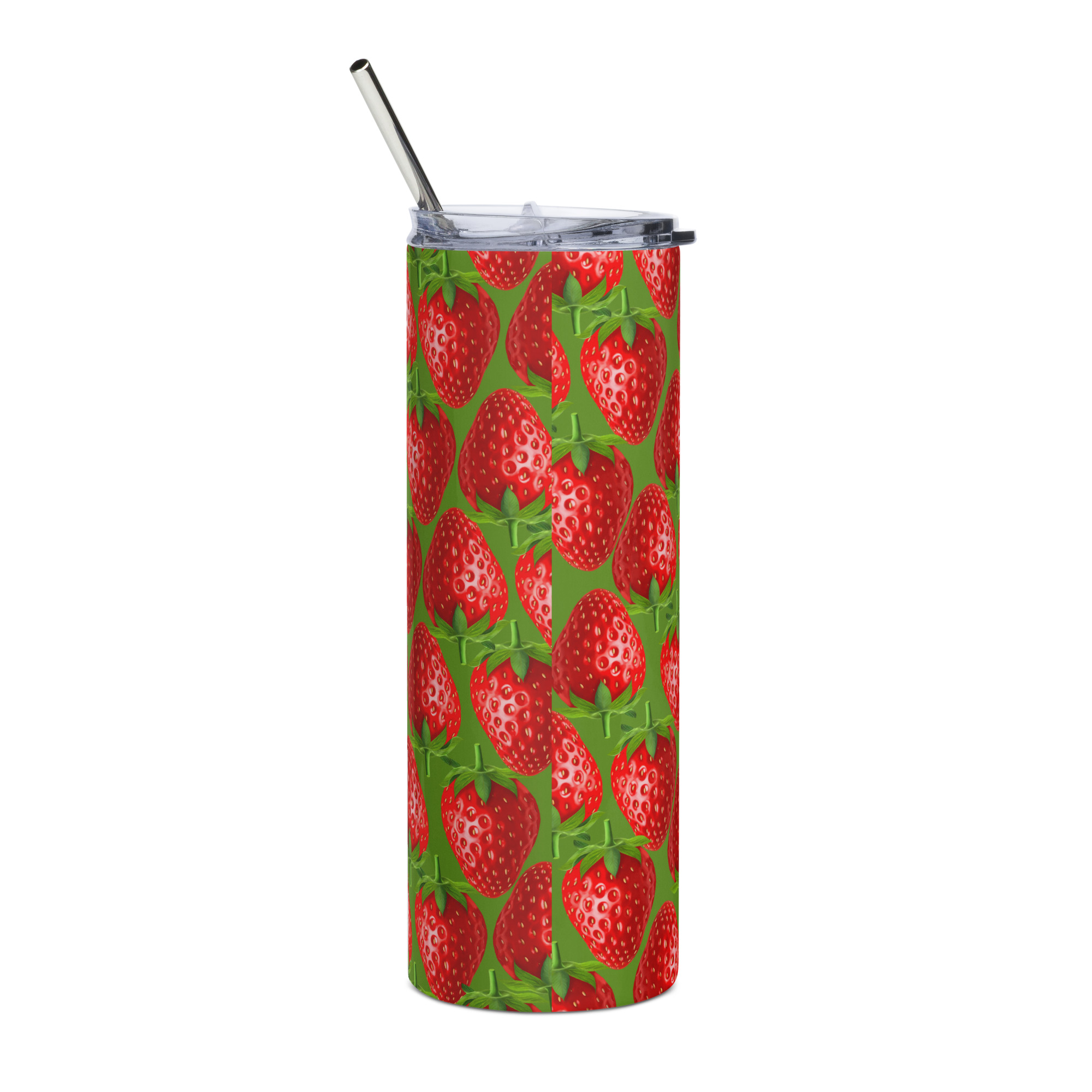 Strawberries stainless steel tumbler - Image 2