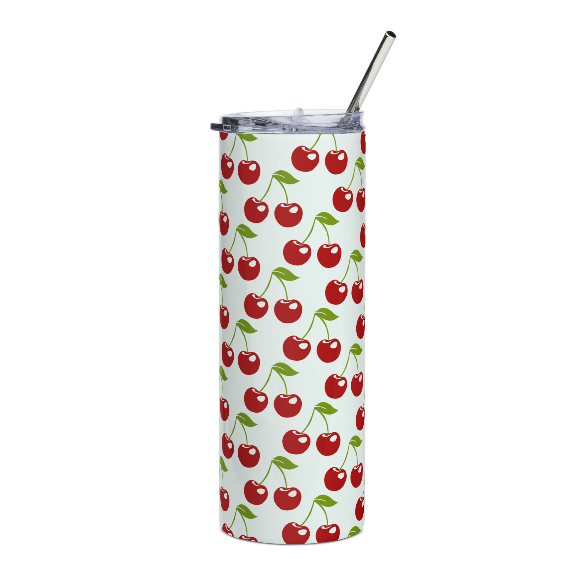 Cherries Stainless steel tumbler - Image 3