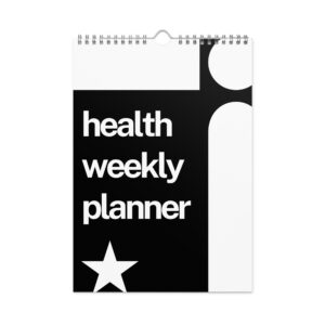 health weekly planner